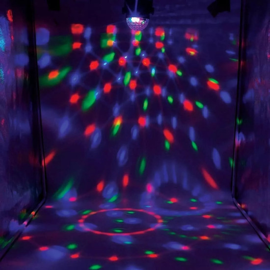 Rotating Disco Ball LED Party Light with Remote - USB Powered DJ Light for Kids Parties & Events Rotating Disco Ball LED Party Light with Remote - USB Powered DJ Light for Kids Parties & Events