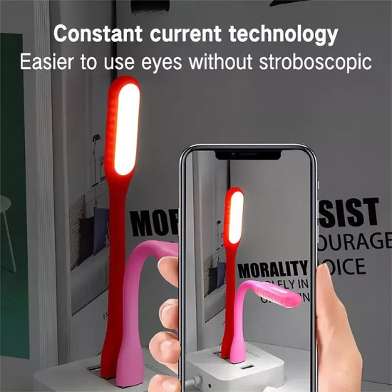 Flexible USB LED Reading Light - Bright Portable Silicone Lamp for Laptop, PC & Power Bank (Green Colour) Flexible USB LED Reading Light - Bright Portable Silicone Lamp for Laptop, PC & Power Bank (Green Colour)