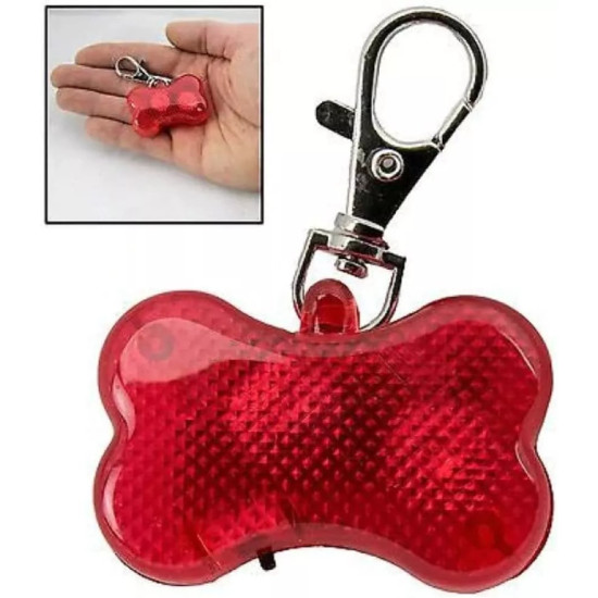 LED Red Pet Safety Flasher - Water-Resistant High-Visibility Collar Light for Dogs and Cats LED Red Pet Safety Flasher - Water-Resistant High-Visibility Collar Light for Dogs and Cats
