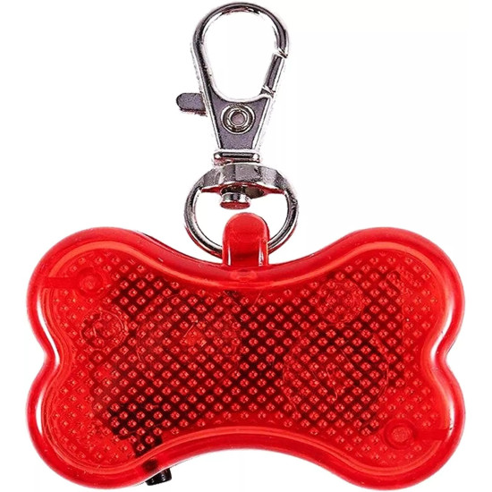 LED Red Pet Safety Flasher - Water-Resistant High-Visibility Collar Light for Dogs and Cats LED Red Pet Safety Flasher - Water-Resistant High-Visibility Collar Light for Dogs and Cats