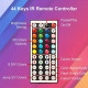 5m RGB LED Strip Lights - 44-Key Remote Control | 5050 Light Tape USB Powered 5m RGB LED Strip Lights - 44-Key Remote Control | 5050 Light Tape USB Powered