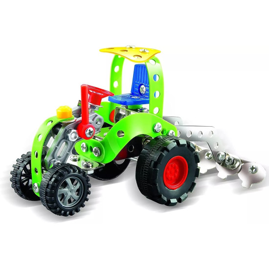 Farm Series Build Your Own Metal Tractor Kit - Construction Toy Set for Kids Aged 6+ Farm Series Build Your Own Metal Tractor Kit - Construction Toy Set for Kids Aged 6+