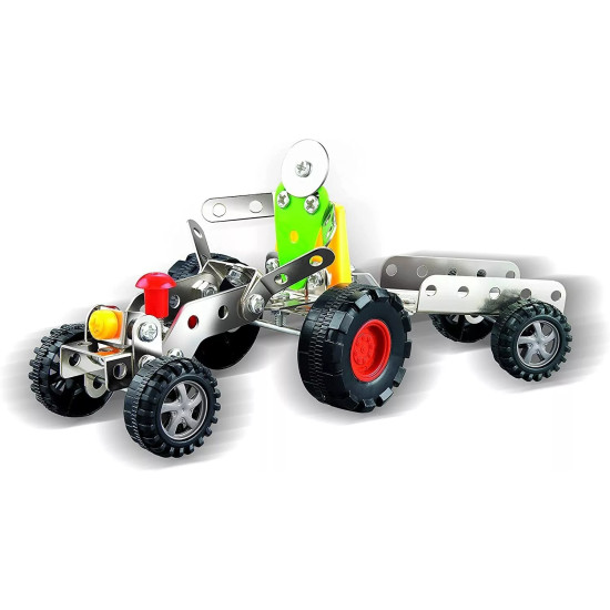 Farm Series Build Your Own Metal Tractor Kit - Construction Toy Set for Kids Aged 6+ Farm Series Build Your Own Metal Tractor Kit - Construction Toy Set for Kids Aged 6+