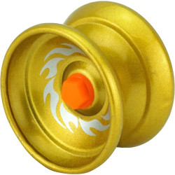 Gold Metal Trick Yo-Yo for Kids - Retro Aluminum Alloy YoYo for Classic Stunts & Precision Tricks Gold Metal Trick Yo-Yo for Kids - Retro Aluminum Alloy YoYo for Classic Stunts & Precision Tricks