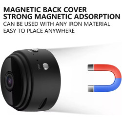 Mini Wireless 2.4GHz WiFi Security Camera - Indoor/Outdoor HD IP Cam with Night Vision & 32GB Card