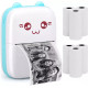 Mini Bluetooth Thermal Printer - Portable USB Pocket Printer for Photos, Notes, and Labels - Includes 3 Rolls of Paper Mini Bluetooth Thermal Printer - Portable USB Pocket Printer for Photos, Notes, and Labels - Includes 3 Rolls of Paper