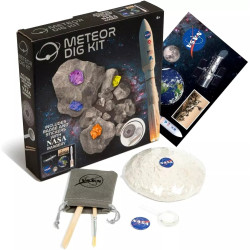 NASA Meteor Dig Kit for Kids - STEM Gemstone Excavation Science Activity Gift