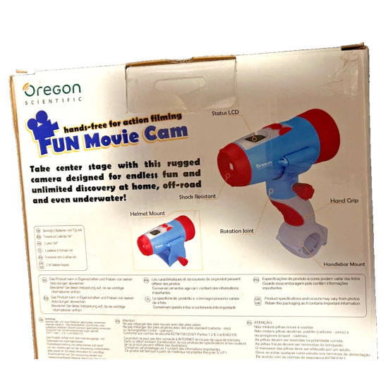 Oregon Scientific Kids Waterproof Movie Camera | Outdoor Camcorder Ages 8+