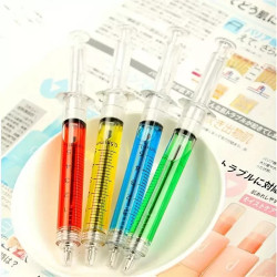 8-Pack Novelty Syringe Pens - Black Ink Medical Doctor Nurse Theme Gift Set 8-Pack Novelty Syringe Pens - Black Ink Medical Doctor Nurse Theme Gift Set