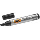 BIC 2300 Black Permanent Marker - Chisel Tip (Thick)