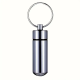 Aluminium Pill Box Keyring (Silver)