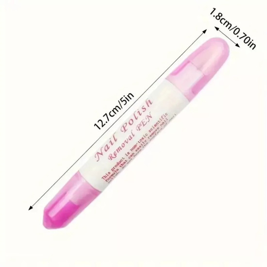 Nail Corrector Pens (5 Pack) - Hypoallergenic Precision Polish Remover for Acrylic, Gel & Makeup Mistakes - Mess-Free Correction Tool