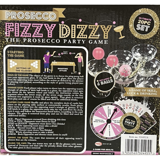 Fizzy Dizzy Prosecco Party Game Fizzy Dizzy Prosecco Party Game