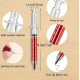 Red Blood Syringe Pens 4-Pack - Medical Novelty Black Ink Pens for Doctors & Nurses Red Blood Syringe Pens 4-Pack - Medical Novelty Black Ink Pens for Doctors & Nurses