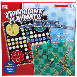 Reversible Giant Play Mat - Ludo & Snakes and Ladders