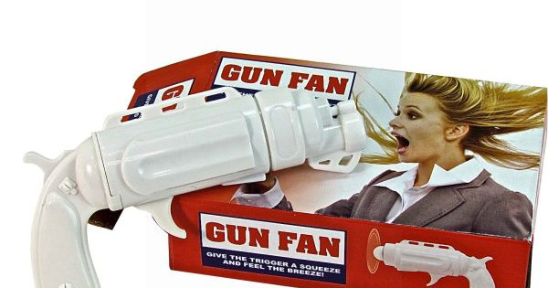 Fun Gun Fan - Battery-Powered Personal Cooling Device EYESAWITFIRST
