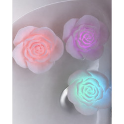 Colour Changing Rose Bath Lights - Set of 3 Colour Changing Rose Bath Lights - Set of 3
