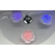 Colour Changing Rose Bath Lights - Set of 3
