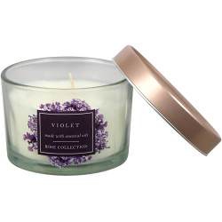Rose Collection Scented Candle - Violet