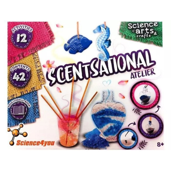 Science4You ScentSational Scented Slime & Air Freshener Kit - STEM Learning Gift for Kids 8+ Science4You ScentSational Scented Slime & Air Freshener Kit - STEM Learning Gift for Kids 8+