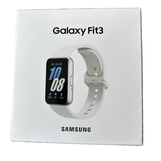 Samsung Galaxy Fit 3 Smart Watch (2024)  - White & Silver