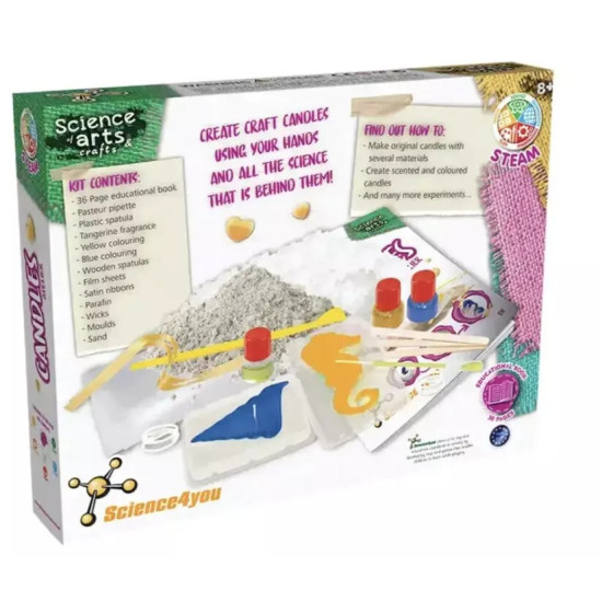 Science4You ScentSational Candle Making Kit - STEM Educational Gift Set for Kids Aged 8+ Science4You ScentSational Candle Making Kit - STEM Educational Gift Set for Kids Aged 8+