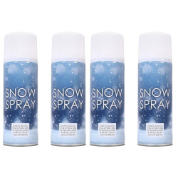 Artificial Snow Spray (4 Cans)