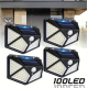 LED Solar Lights | Sensor Wall Lights -| Outdoor IP65 Waterproof Security Light 100 LEDs (4 Pack)