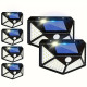 LED Solar Lights | Sensor Wall Lights -| Outdoor IP65 Waterproof Security Light 100 LEDs (4 Pack)