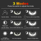 LED Solar Lights | Sensor Wall Lights -| Outdoor IP65 Waterproof Security Light 100 LEDs (4 Pack)