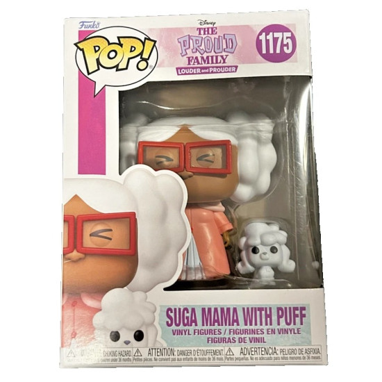 Funko Pop The Proud Family Suga Mama With Puff #1175 Vinyl Figure - Disney Collectible Funko Pop The Proud Family Suga Mama With Puff #1175 Vinyl Figure - Disney Collectible