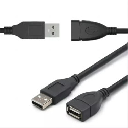 1.5m USB 2.0 Extension Cable - Male to Female USB A Lead, Universal Compatibility