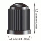 50pcs Universal Plastic Valve Dust Caps (Black) 50pcs Universal Plastic Valve Dust Caps (Black)