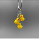 Little Yellow Duck Keychain - Resin Bag Charm & Purse Accessory | Cute Mini Duck Keyring Little Yellow Duck Keychain - Resin Bag Charm & Purse Accessory | Cute Mini Duck Keyring