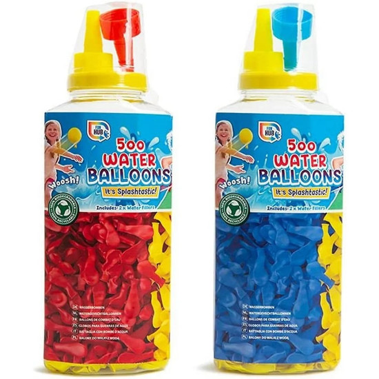 500 Water Balloons with Pump - Assorted Colors for Outdoor Summer Games & Water Fights 500 Water Balloons with Pump - Assorted Colors for Outdoor Summer Games & Water Fights
