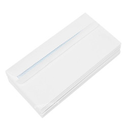  10 White DL Envelopes 90gsm - Self Seal, Opaque, 110mm x 220mm - High Quality Office Envelopes
