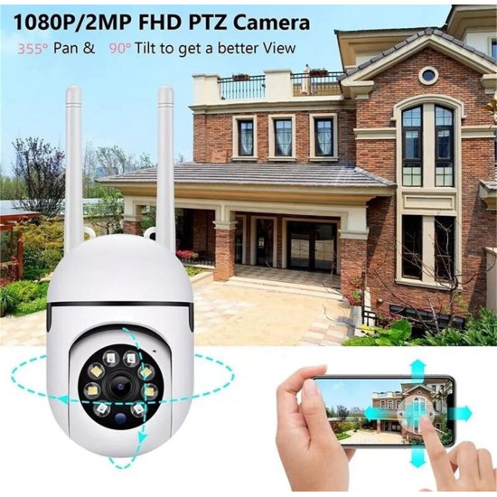 2 Pack 1080P HD Wireless WiFi Security Camera - Indoor/Outdoor with Colour Night Vision & Motion Alerts 2 Pack 1080P HD Wireless WiFi Security Camera - Indoor/Outdoor with Colour Night Vision & Motion Alerts