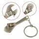 Mini Adjustable Wrench Keychain - Stainless Steel Portable Tool Keyring Gift for Men
