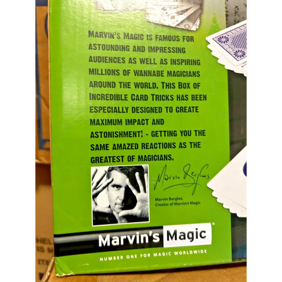 Marvin's Mind-Blowing Magic Set - 250 Card Tricks for Kids and Adults | Classic Illusions Kit with Props Marvin's Mind-Blowing Magic Set - 250 Card Tricks for Kids and Adults | Classic Illusions Kit with Props