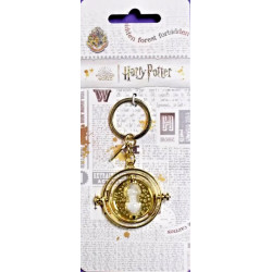 8 Pcs Harry Potter Time Turner Keyring - Official Rotating Film Prop, Gold Metal Charm