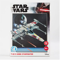 Official Star Wars T-65 X-Wing Starfighter 3D Puzzle Model Kit - 160 Piece Set