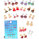 Disney Girls Earring Set - 16-Piece Mickey & Minnie Mouse Studs | Official Licensed Jewellery Disney Girls Earring Set - 16-Piece Mickey & Minnie Mouse Studs | Official Licensed Jewellery