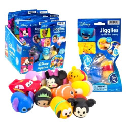 Disney Jigglies Squishy & Stretchy Toy 3-Pack - Random Disney Character Designs, Fun Sensory Toy