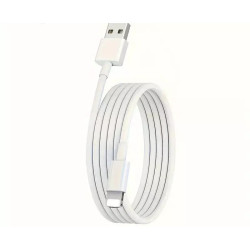 2m USB Charger Cable for iPhone 14, 13, 12, 11, XS, XR, X, 7 & 8 - Pack of 1