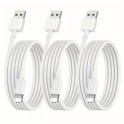 2m USB Charger Cable for iPhone 14, 13, 12, 11, XS, XR, X, 7 & 8 - Pack of 1 2m USB Charger Cable for iPhone 14, 13, 12, 11, XS, XR, X, 7 & 8 - Pack of 1