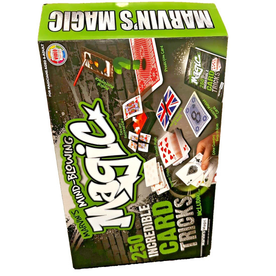 Marvin's Mind-Blowing Magic Set - 250 Card Tricks for Kids and Adults | Classic Illusions Kit with Props Marvin's Mind-Blowing Magic Set - 250 Card Tricks for Kids and Adults | Classic Illusions Kit with Props